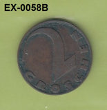 S6-HEX-0058 OOSTENRIJK 2 GROSCHEN 1928  VF KM 2837