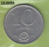 S8-CAA-0029 Hongarije 10 FORINT 1971 KM595 VF KM595