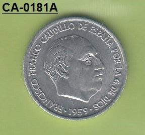 S8-CAA-0181 Spanje 10 CENTIMOS 1959  VF