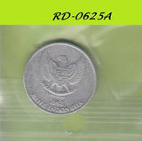 S8-RED-0625 Indonesia 25 RUPHIA 1992  VF KM55