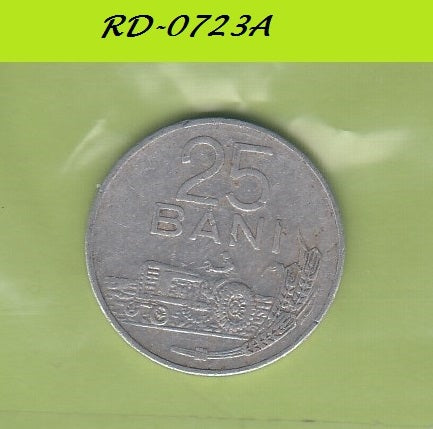 S8-RED-0723 Romania 25 BANI 1982  VF KM94A