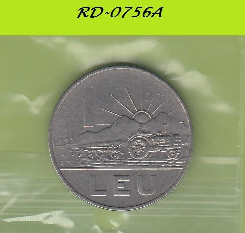 S8-RED-0756 Romania 1 LEU 1966  XF KM95