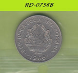 S8-RED-0756 Romania 1 LEU 1966  XF KM95