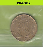 S8-RED-0868 Italië 200 LIRE 1979 XF KM105