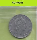 S8-RED-1001 Italië 50 LIRE 1955 ZG KM95.1