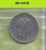 S8-RED-1031 Italy 50 LIRE 1973  VF KM95.1