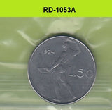 S8-RED-1053 Italy 50 LIRE 1979  VF KM95.1