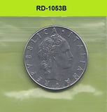 S8-RED-1053 Italy 50 LIRE 1979  VF KM95.1