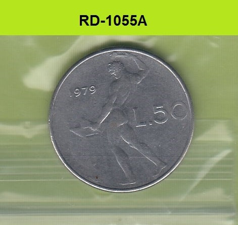 S8-RED-1055 Italië 50 LIRE 1979 VF KM95.1