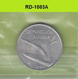 S8-RED-1083 Italië 10 LIRE 1954 ZF KM93