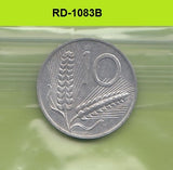 S8-RED-1083 Italië 10 LIRE 1954 ZF KM93