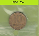 S8-RED-1176 Argentina 10 CENTAVOS 1992  VF KM107