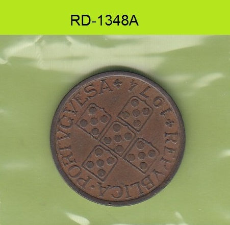 S8-RED-1348 Portugal 50 CENTAVOS 1974  VF
