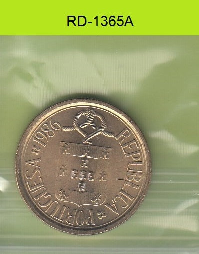 S8-RED-1365 Portugal 10 ESCUDOS 1986 UNC KM633