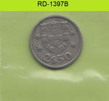 S8-ROOD-1397 Portugal 2 1/2 ESCUDO 1965 ZG KM590