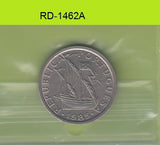S8-RED-1462 Portugal 2 1/2 ESCUDO 1985 XF KM590