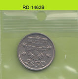 S8-RED-1462 Portugal 2 1/2 ESCUDO 1985 XF KM590