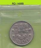 S8-RED-1488 Portugal 5 ESCUDO 1977  XF KM591