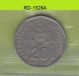 S8-RED-1528 Portugal 20 ESCUDOS 1986 VF KM634.1
