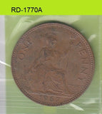 S8-RED-1770 Verenigd Koninkrijk 1 PENNY 1967  VF
