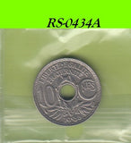 S8-RES-0434 Frankrijk 10 CENTIMES 1938   UNC KM866.A