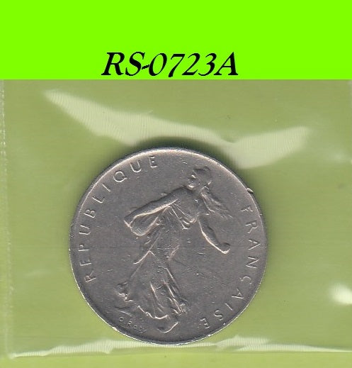 S8-RES-0723 Frankrijk 1 FRANC 1968  VF KM925.1