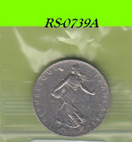 S8-RES-0739 Frankrijk 1 FRANC 1974  VF KM925.1