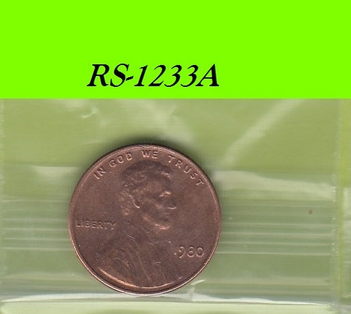 S8-RES-1233 Verenigde Staten 1 CENT 1980  XF KM201