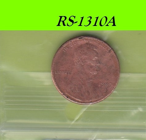 S8-RES-1310 Verenigde Staten 1 CENT 1989 D UNC KM201b