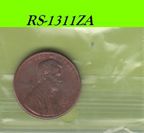 S8-RES-1311Z Verenigde Staten 1 CENT 1989 D UNC KM201b