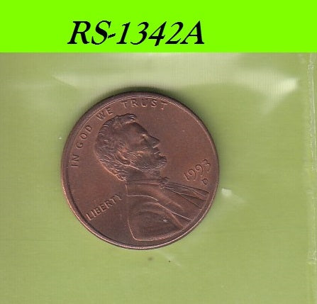 S8-RES-1342 Verenigde Staten 1 CENT 1993 D UNC KM201b