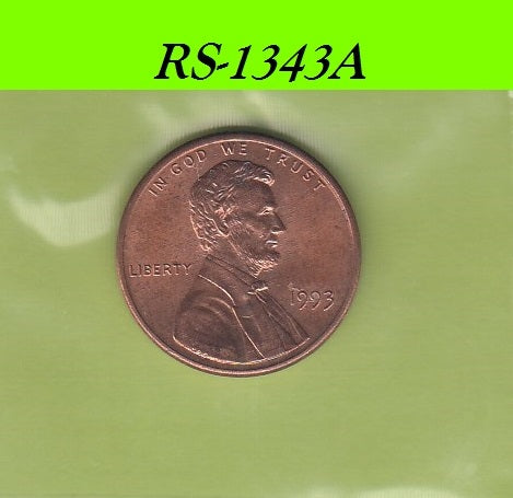 S8-RES-1343 Verenigde Staten 1 CENT 1993  UNC KM201b