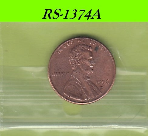 S8-RES-1374 Verenigde Staten 1 CENT 1996 D UNC KM201b