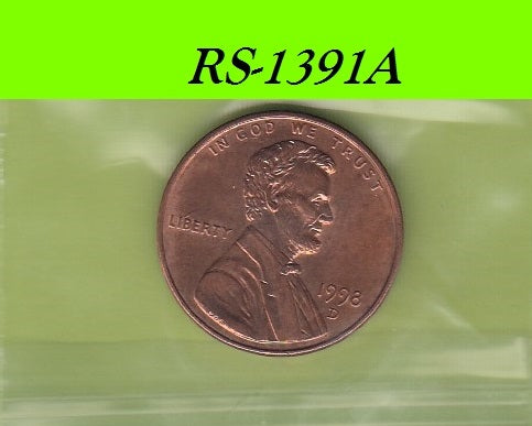S8-RES-1391 Verenigde Staten 1 CENT 1998 D UNC KM201b