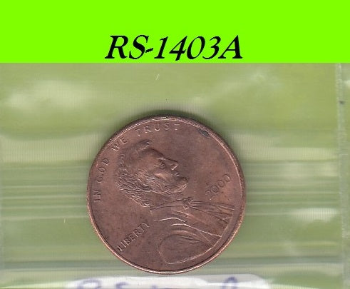 S8-RES-1403 Verenigde Staten 1 CENT 2000  UNC KM201b