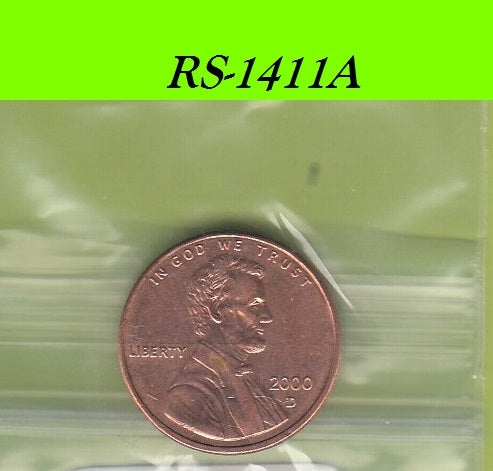 S8-RES-1411 Verenigde Staten 1 CENT 2000 D UNC KM201b