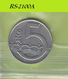 S8-RES-2100 Tsjechië 5 KORUN 1994  XF/UNC KM8