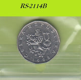 S8-RES-2114 Tsjechië 2 KORUN 1993  XF/UNC KM9
