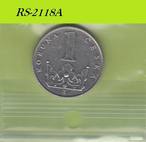 S8-RES-2118 Tsjechië 1 KORUN 1995  VF/XF KM7