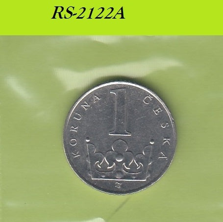 S8-RES-2122 Tsjechië 1 KORUN 1994  VF/XF KM7