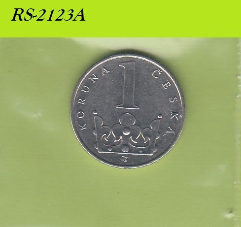 S8-RES-2123 Tsjechië 1 KORUN 1994  VF/XF KM7