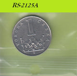 S8-RES-2125 Tsjechië 1 KORUN 1993  Z/ZF KM7