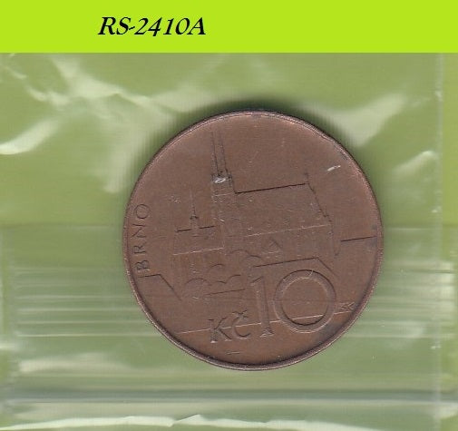 S8-RES-2410 Tsjechië 10 KORUN 1993 C VF KM4