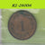 S8-RES-2600 MALTA 1 CENT 1972  VF KM8