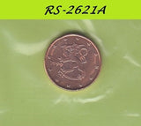 S8-RES-2621 Finland 1 CENT 1999  UNC KM98