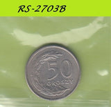 S8-RES-2703 Polen 50 GROSZY 1992  VF Y182
