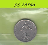 S8-RES-2856 Frankrijk 1/2 FRANC 1965  VF KM931.1