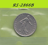 S8-RES-2866 Frankrijk 1/2 FRANC 1968  VF KM931.1