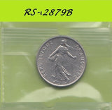 S8-RES-2879 Frankrijk 1/2 FRANC 1972  VF KM931.1