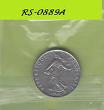 S8-RES-2889 Frankrijk 1/2 FRANC 1976  VF KM931.1